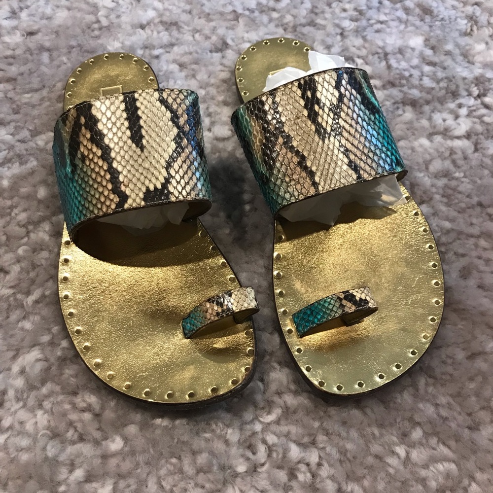 Michael Kors Flat Python Sandals - image 1